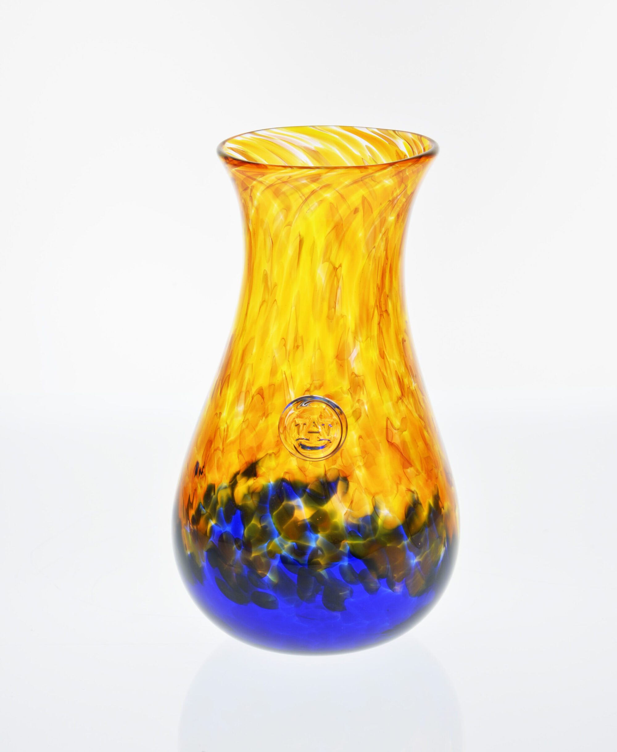Auburn Sunset Groove Vase