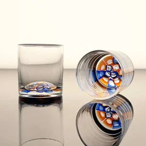 Auburn Murrini Old Fashioned Glass